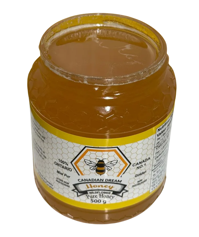 Liquid Unpasteurized 100% Pure Wildflowers Honey