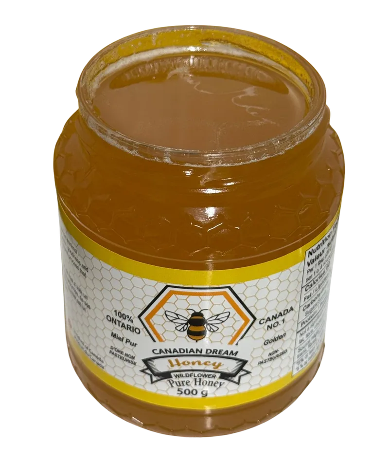 Liquid Unpasteurized 100% Pure Wildflowers Honey