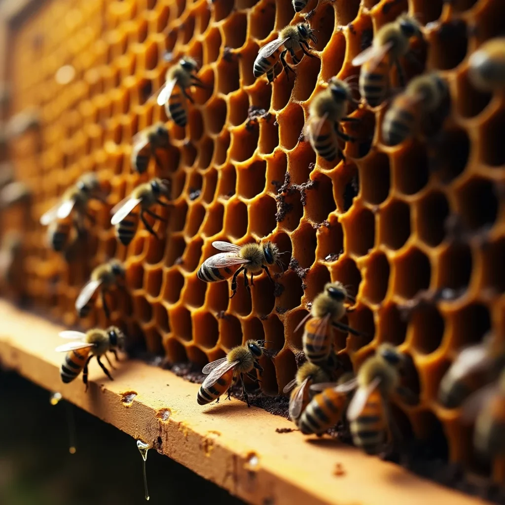 Flux Dev A highly detailed and realistic photograph of a honey 1