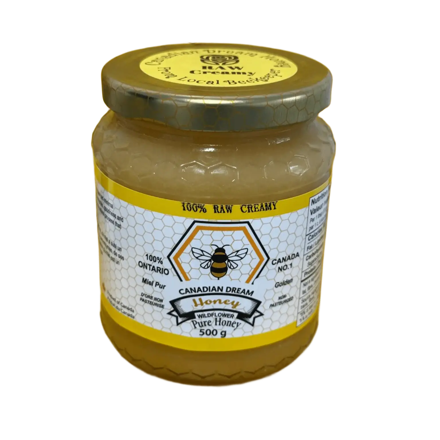 100% raw creamy 500g